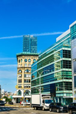 New York City, ABD 'de Aşağı Manhattan' ın mimarisi