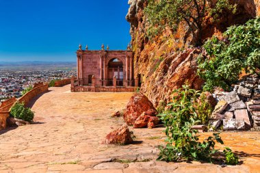 Zacatecas, Meksika, Latin Amerika 'daki Bufa Hill' deki Ünlü Adamlar Anıtmezarı