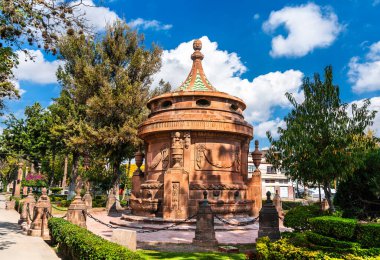 Caja del Agua, San Luis Potosi 'deki antik su havuzu. Meksika 'daki UNESCO dünya mirası