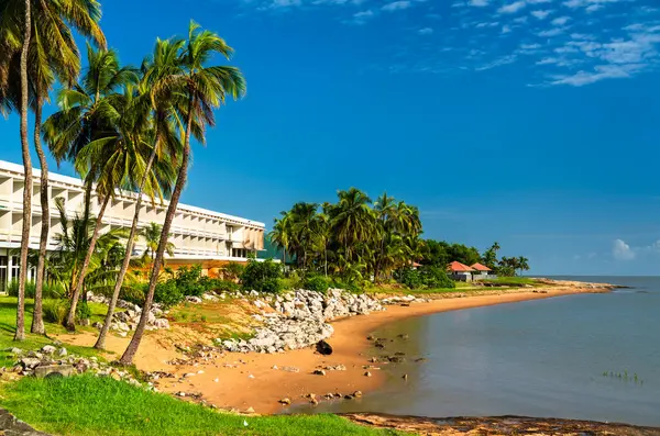 stock image Tropical beach resort in Kourou - French Guiana, South America