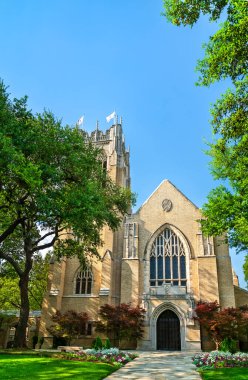 Highland Park Birleşik Metodist Kilisesi Dallas 'taki Güney Metodist Üniversitesi - Teksas, ABD