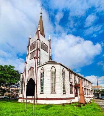 St. Andrews Kirk, Georgetown 'daki en eski binalardan biri, Guyana' nın başkenti.