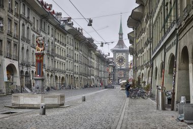 Bern İsviçre 'deki Saat Kulesi