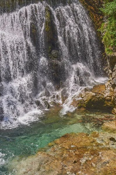 Wasserfall Triglav Nationalpark Slowenien — Stockfoto