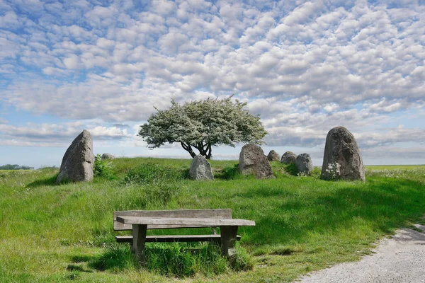 Megalithic Grave Nobbin Ruegen Baltic Sea Mecklenburg Vorpommern Germany — Stock Photo, Image