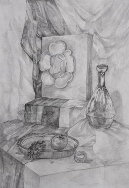 Masada hala hayat var. Kendi ellerimle çizdim.