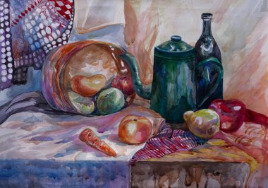 Masada hala hayat var. Boyalarla boyanmış.