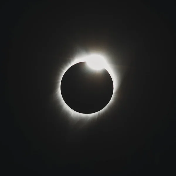 Bailey Kraal Gezien Het Laatste Moment Van Toal Eclips — Stockfoto