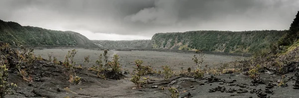 Panoramautsikt Över Iki Krater — Stockfoto