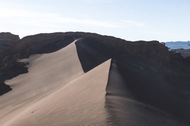 Highest sand dune in the valley of the moon clipart