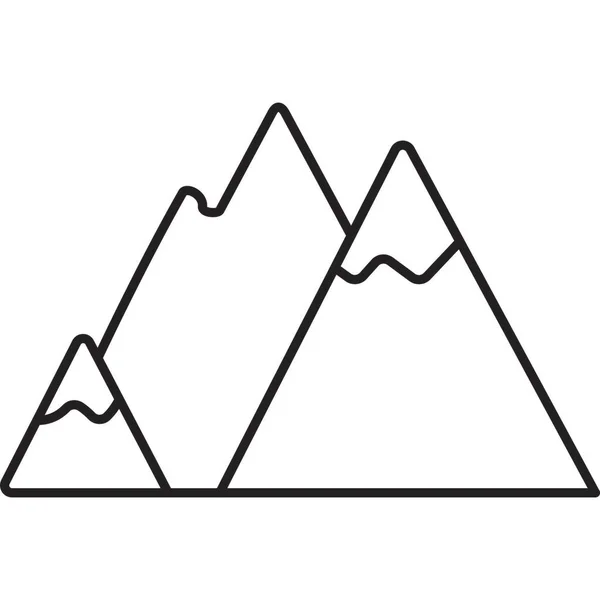 Montanha Que Pode Facilmente Modificar Editar — Fotografia de Stock