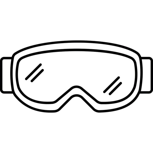 Óculos Esqui Que Podem Facilmente Modificar Editar — Fotografia de Stock