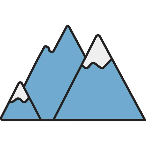 Montanha Que Pode Facilmente Modificar Editar — Fotografia de Stock