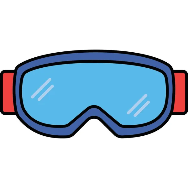 Skibrillen Die Leicht Modifiziert Oder Bearbeitet Werden Können — Stockfoto
