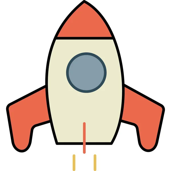 Rocket Which Can Easily Modify Edit — Stock Photo, Image