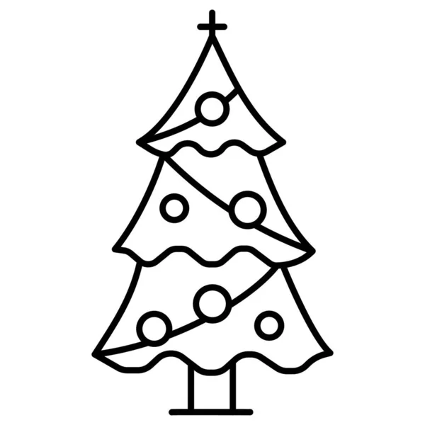 Weihnachtsbaum Der Leicht Geändert Oder Bearbeitet Werden Kann — Stockfoto