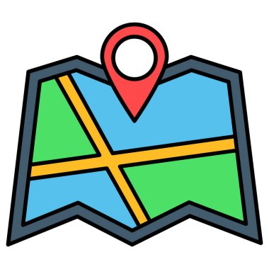 Kolayca değiştirilebilen veya düzenlenebilen konum haritası 