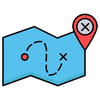 Kolayca değiştirilebilen veya düzenlenebilen konum haritası 