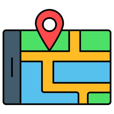 Kolayca düzenleyebilen ya da düzenleyebilen sokak haritası 