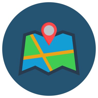 Kolayca değiştirilebilen veya düzenlenebilen konum haritası 