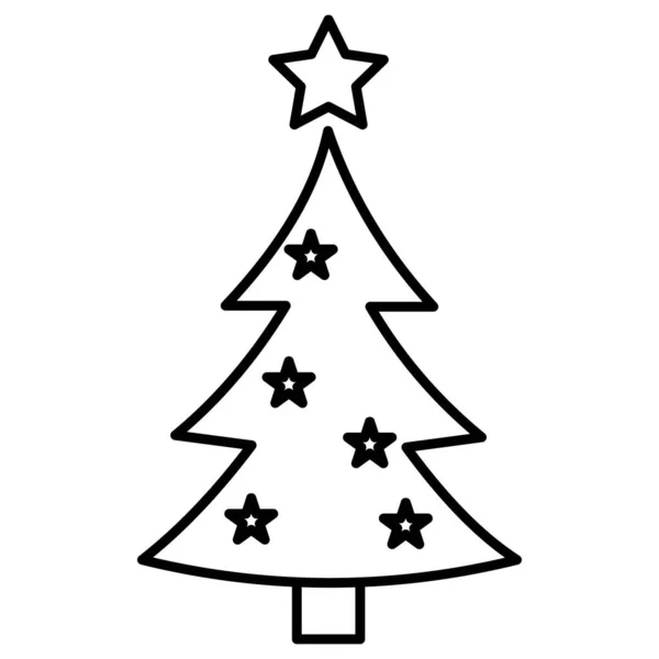 Weihnachtsbaum Der Leicht Geändert Oder Bearbeitet Werden Kann — Stockfoto