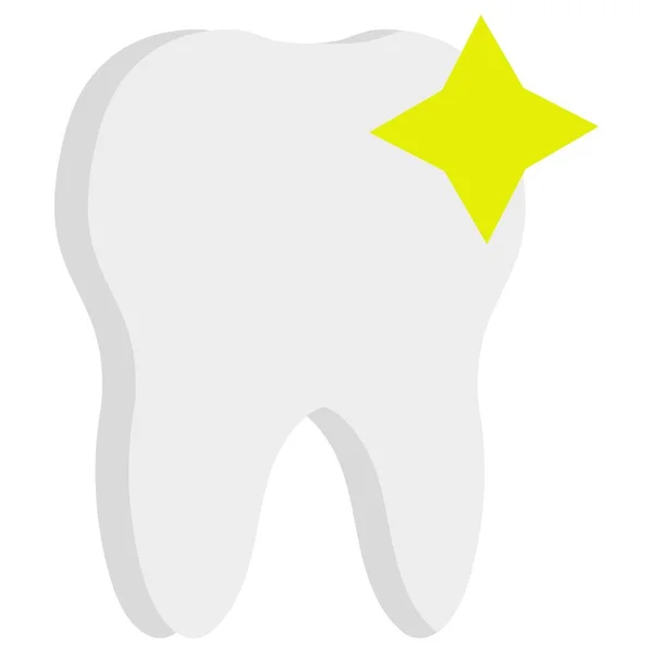 Zahn Symbol Vektorillustration — Stockfoto