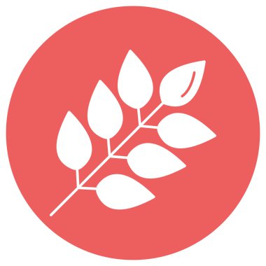 Bitki. Web simgesi basit illüstrasyon