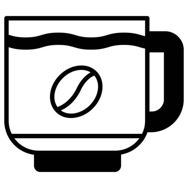Heißer Kaffee Der Leicht Verändert Oder Bearbeitet Werden Kann — Stockfoto