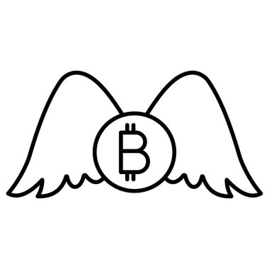 Para için. Web simgesi basit illüstrasyon