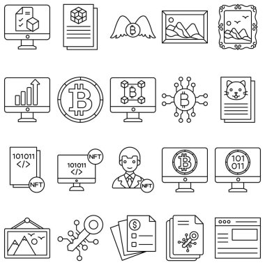                             Genel olarak düzenleyebilen ya da düzenleyebilen NFT Simge Paketi