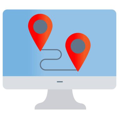 GPS konumu. Basit tasarım