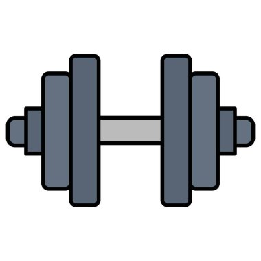 Dambıl. Web simgesi basit illüstrasyon