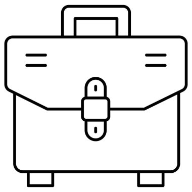 Bagaj. Web simgesi vektör illüstrasyonu