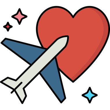 Uçak. Web simgesi basit illüstrasyon