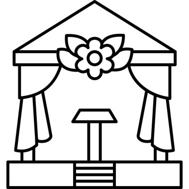 illustration of a chair icon