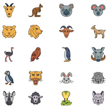                               Animals  icon pack which can easily edit or modify 