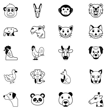  Animals  icon pack which can easily edit or modify 
