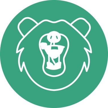 Modern b 'nin vektör illüstrasyonu eksik simgesi