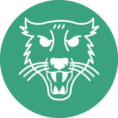 Bir kedinin vektör illüstrasyonu