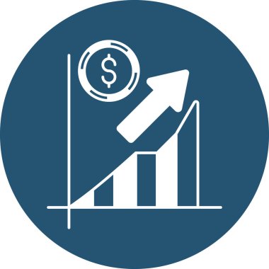 iş büyümesi simgesi vektör illüstrasyonu