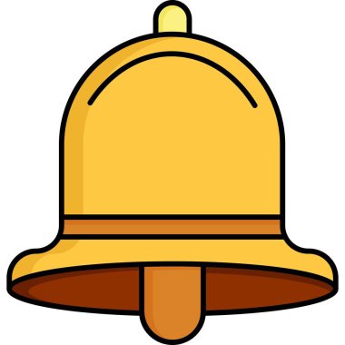 vector of cartoon blue bell icon