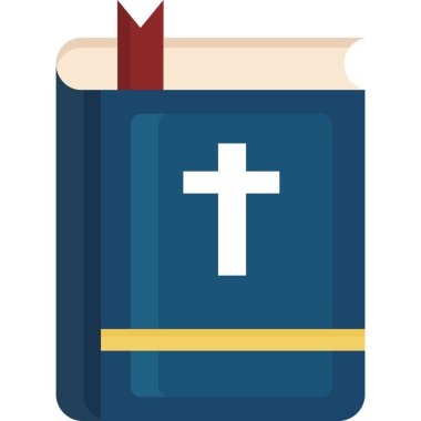 İncil. Web simgesi basit illüstrasyon