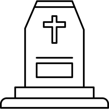 halloween grave. vector illustration