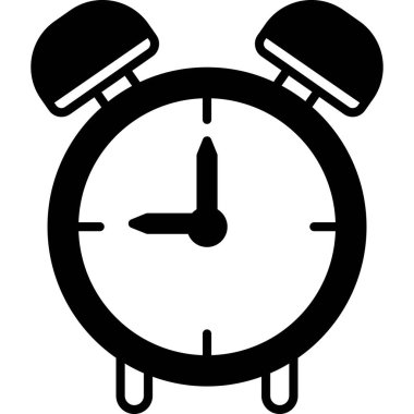 Saat. Web simgesi basit illüstrasyon
