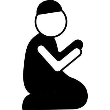 Dua et. Web simgesi basit illüstrasyon