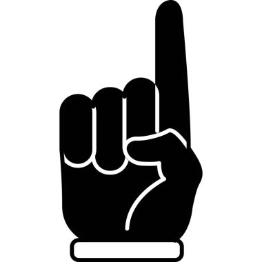 Kaya işareti tutan bir el.