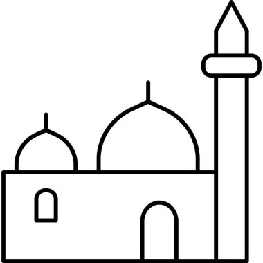 Cami. Web simgesi basit tasarım