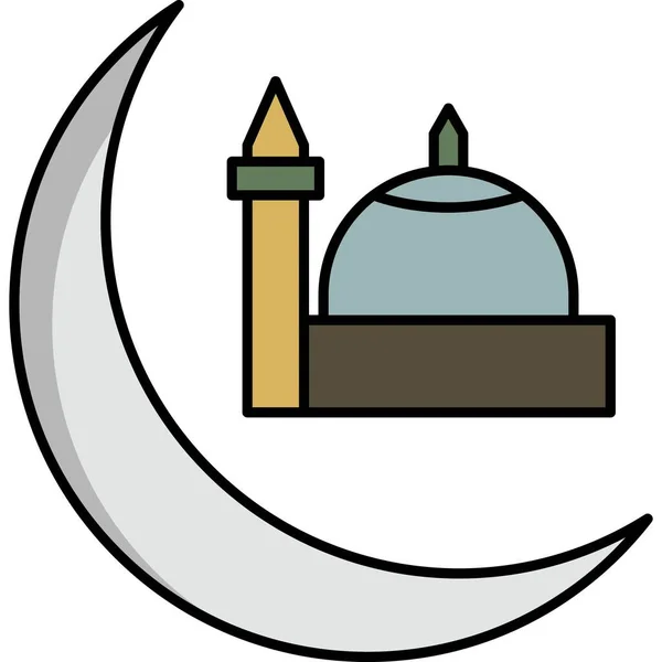 Ramadan Kareem Icono Web — Foto de Stock