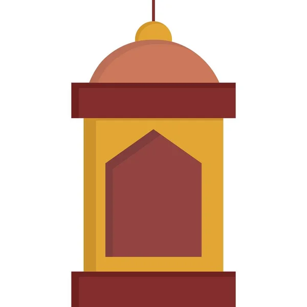 Ramadan Kareem Linterna Icono Vector Ilustración Diseño Gráfico — Foto de Stock