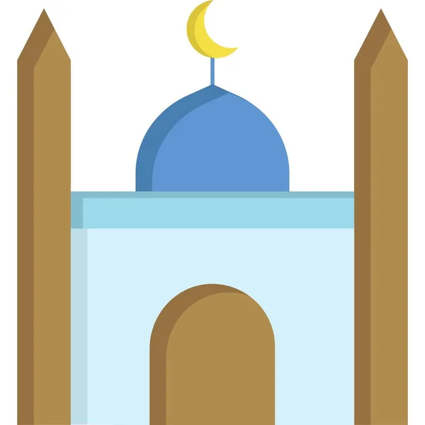 モスク ウェブアイコンシンプルなデザイン — ストック写真
